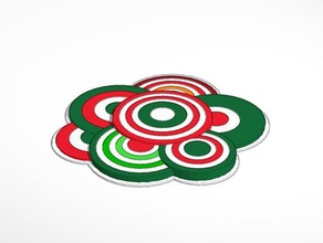 orgoglio italia - 3d segni e loghi 2015 la bandiera expo italiano rosso bianco verde stile tricolore 3d print model - Mito3D