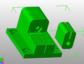 separate gt2 belt tensioner 3d printer parts 3d print model - Mito3D