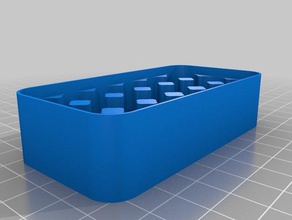 caixa de bateria aa tampa 'volle aa' recipientes personalizado 3d print model - Mito3D