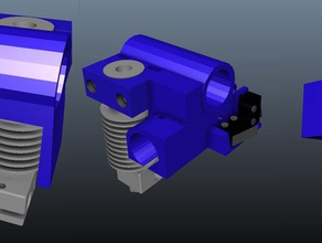 tantillus e3d transporte Impressora 3d de peças e3d-lite6 e3dv6 3d print model - Mito3D