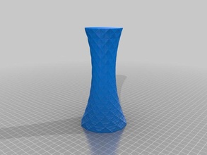 tall patterned vase decor customized 3d print model - Mito3D