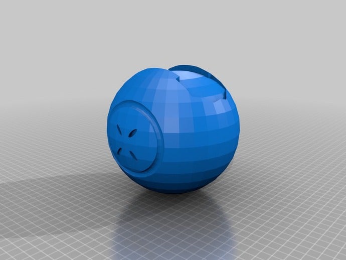halo 4 plazma bombasını sahne 3D print model - Mito3D