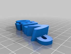 verao organização personalizado 3d print model - Mito3D