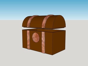 mini treasure chest toys & games 3d print model - Mito3D