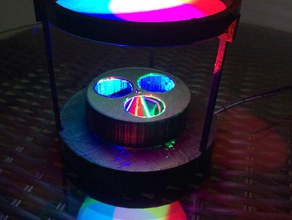 rainbow apparatus interactive art customizer education kaleidoscope lamp led lightitup physics science steam stem technology tvy 3d print model - Mito3D