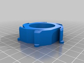 ma bobine hub adaptateur de 30 à 52 L'imprimante 3d pièces personnalisé 3d print model - Mito3D