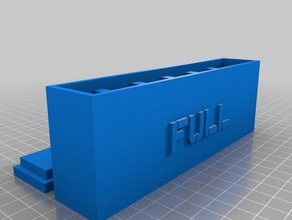 hubsan x4 della scatola batteria La stampa 3d box 3d print model - Mito3D