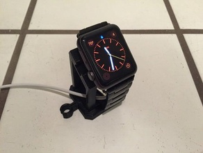 apple watch stand modular vertical de la pieza los gadgets pie el smartwatch reloj 3d print model - Mito3D