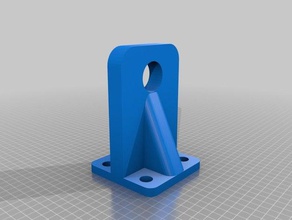 filament-Halter 35mm Massiv 3d Drucker Zubehör filament spool holder 3d print model - Mito3D
