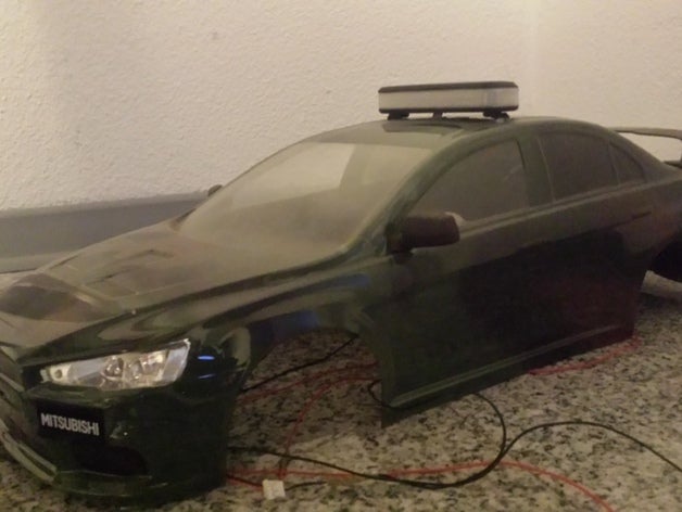 barra de luces 1 10 rc coche r c vehículos accesorios 3D print model - Mito3D