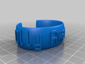 olly bracelets customized 3d print model - Mito3D