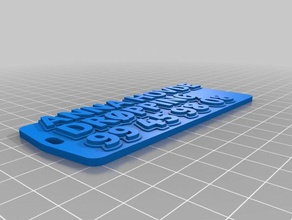 annaltag - Organisation kundengebundene 3d print model - Mito3D