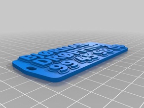 bj rnarltag organização personalizado 3d print model - Mito3D