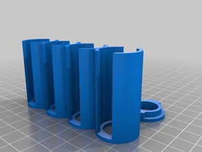 meu personalizados paramétrico de moeda, armazenamento tubos cap1 organização 3d print model - Mito3D