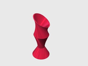 simple vase household 3d 3dprintable cool easy new spiral supportless 3d print model - Mito3D