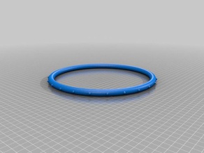 mini hula hoop 3 punti l'elettronica su misura 3d print model - Mito3D
