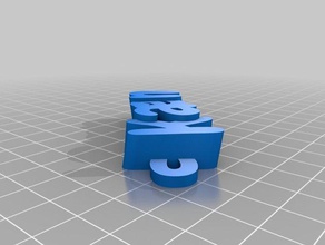 karen organização personalizado 3d print model - Mito3D