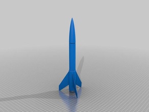 rocket 3 passe-temps personnalisé 3d print model - Mito3D