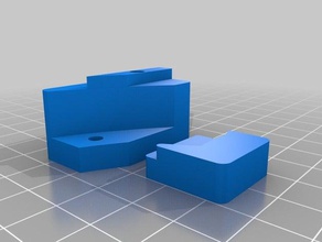 heatbed glass bed fixture delta type printer 3d parts openbeam 3d print model - Mito3D