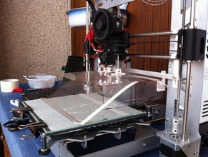 hot bed enclosure 3d printer parts abs warping anti-warping heated p3steel 3d print model - Mito3D