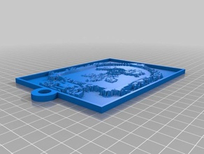 La impresión 3d de kr ua 2 vkcom Arte en 2d personalizado 3d print model - Mito3D