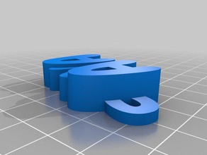 ana key ring organization customized 3d print model - Mito3D