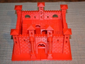 symbolic castle construction toys fantastic mounting 3d print model - Mito3D