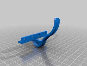 extruder rear cable hanger 3d printer parts guide holder management 3d print model - Mito3D