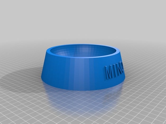 comedero mino pets customized 3D print model - Mito3D