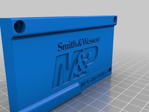 m&p shield mount 3d printing 9mm gun pistol smith wesson 3d print model - Mito3D