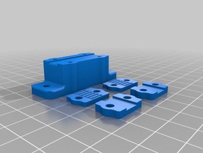 prusa i3 y-transporte cinto de fixação Impressora 3d peças gt2 hephestos y transporte 3d print model - Mito3D