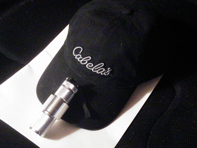 lampe de poche led bord du chapeau, clip sport et loisirs ras-bord la chapeau sketchup 3D print model - Mito3D