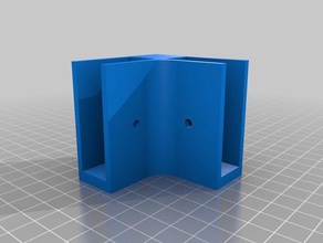 shelfie l-corner organization customized diy shelf bracket 3d print model - Mito3D