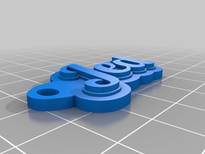 jed chaveiro organização personalizado 3d print model - Mito3D