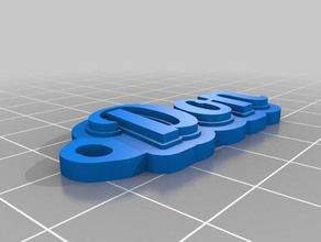 don keychain organization customized 3d print model - Mito3D