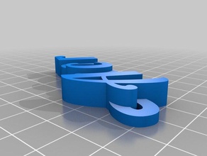 ancor Anahtarlık organizasyon özelleştirilmiş 3d print model - Mito3D