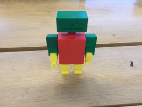 robot children construction toys 3d print model - Mito3D