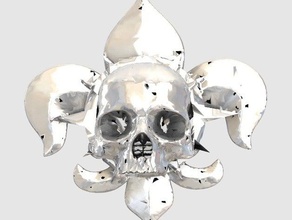 adepta sororitas fleur lis 40k costume cosplay fleurdelis larp skull warhammer warhammer40k 40000 wh40k 3d print model - Mito3D
