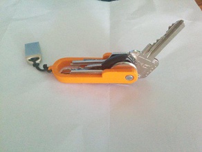 key holder keychains keyholder 3d print model - Mito3D