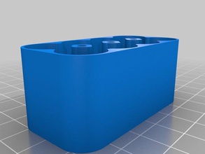 4x2 plat les conteneurs personnalisé 3d print model - Mito3D