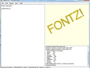 openscad font-Importeur andere git Bibliothek 3d print model - Mito3D