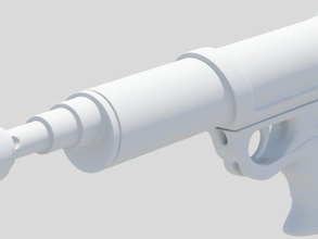 boba fett empire strikes back arma da fianco 3d la stampa blaster prop star wars 3d print model - Mito3D