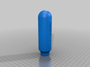 hackheim a bica de torneira cozinha jantar personalizado 3d print model - Mito3D