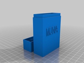 caja para tarjetas ofis özelleştirilmiş 3d print model - Mito3D