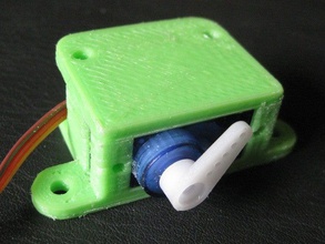 support micro-servo other 3d print model - Mito3D