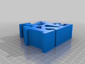 my customized word sculpture - jake sculptures 3d print model - Mito3D