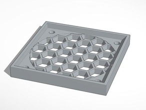 60 mm fan grill 3d yazıcı parçaları maymun griglia ızgara nido protezione 3d print model - Mito3D