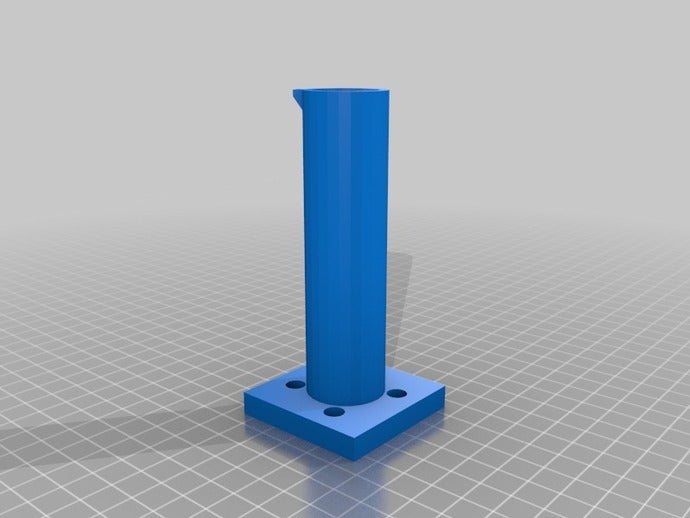 m2 extended spool holder 3d printer parts filament makergear 3D print model - Mito3D