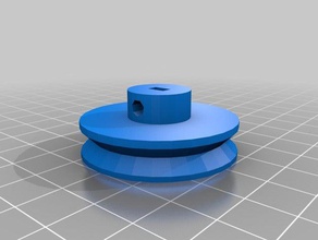 v-groove pulley 28byj-48 stepper motor gadgets 3d print model - Mito3D