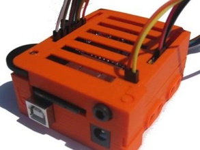 badbrick Fall arduino uno-adafruit wav-Schild - Elektronik lego mount nützlich 3d print model - Mito3D